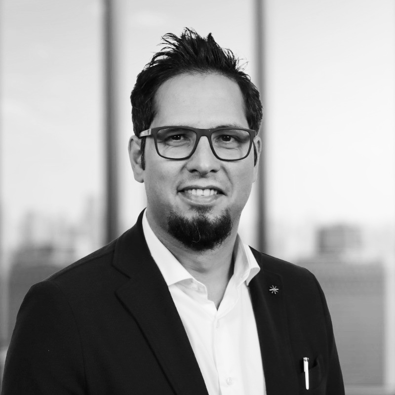 Moe Sayadi, CTO of Mix-IP — black-and-white headshot